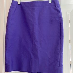 J.Crew Purple Pencil Skirt